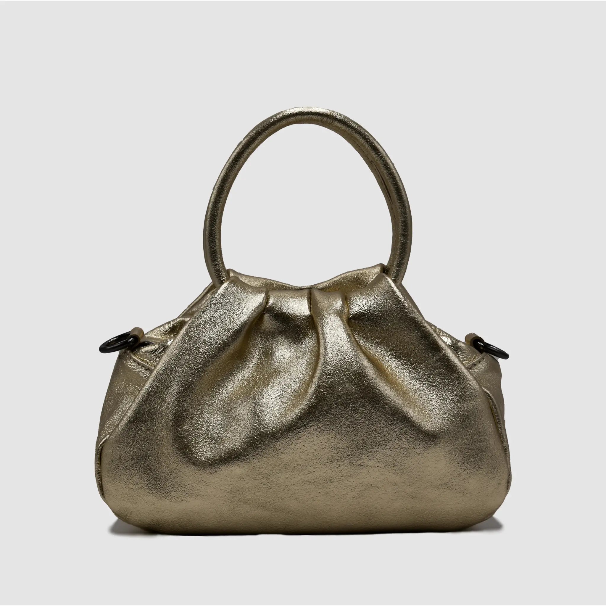 PETITE M - Borsa a mano in pelle - GOLD