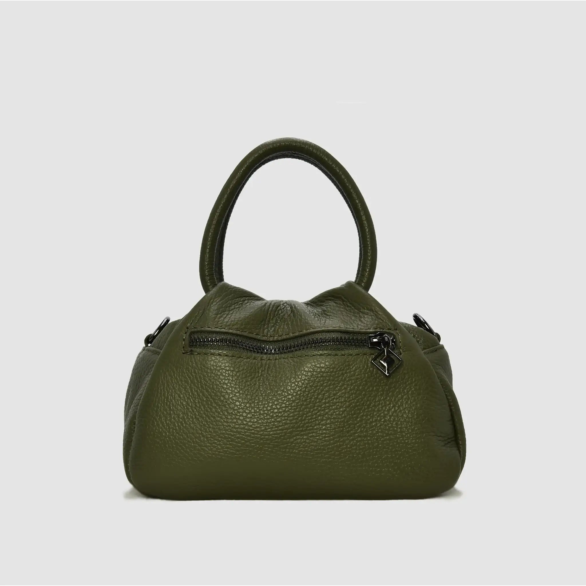 Borsa a Mano Compatta in Pelle | PETITE S