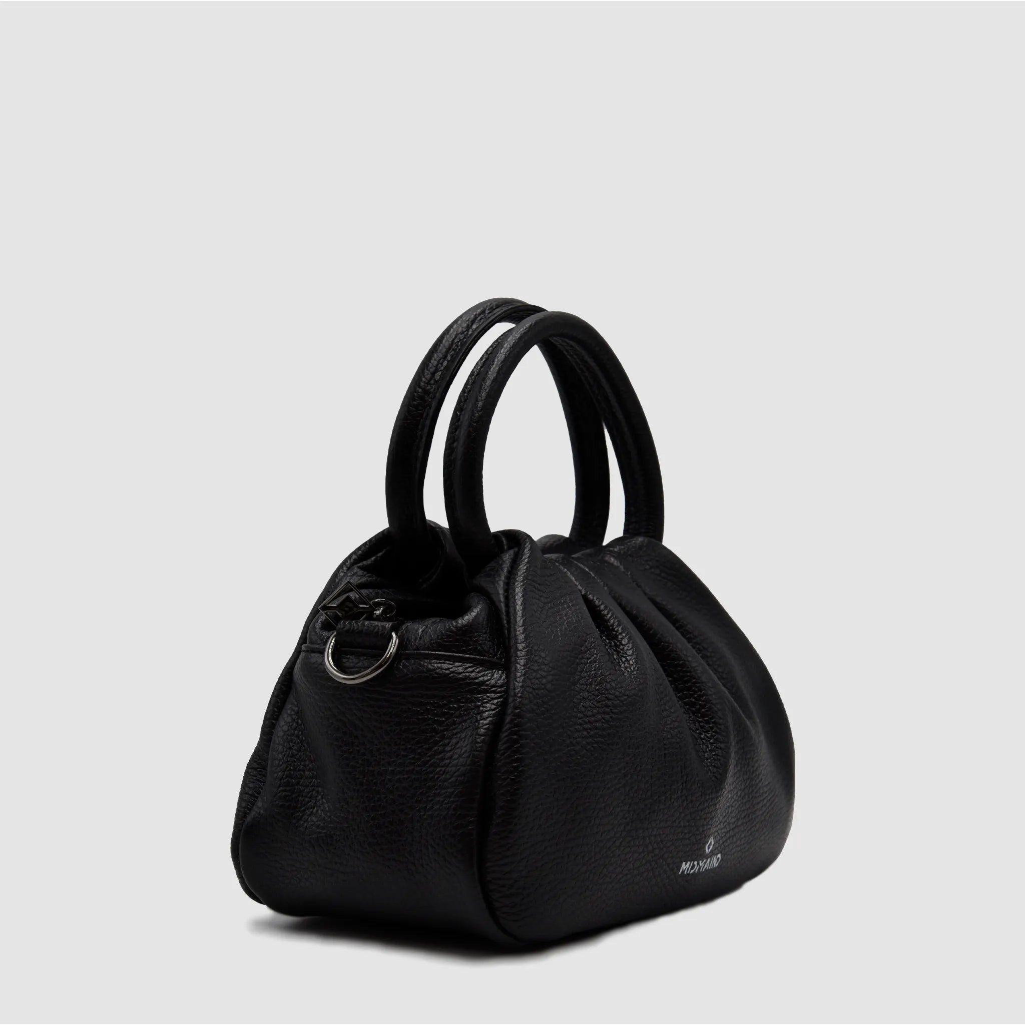 PETITE S - Borsa a mano in pelle martellata - NERO - MIDMAIND™ | BRAND