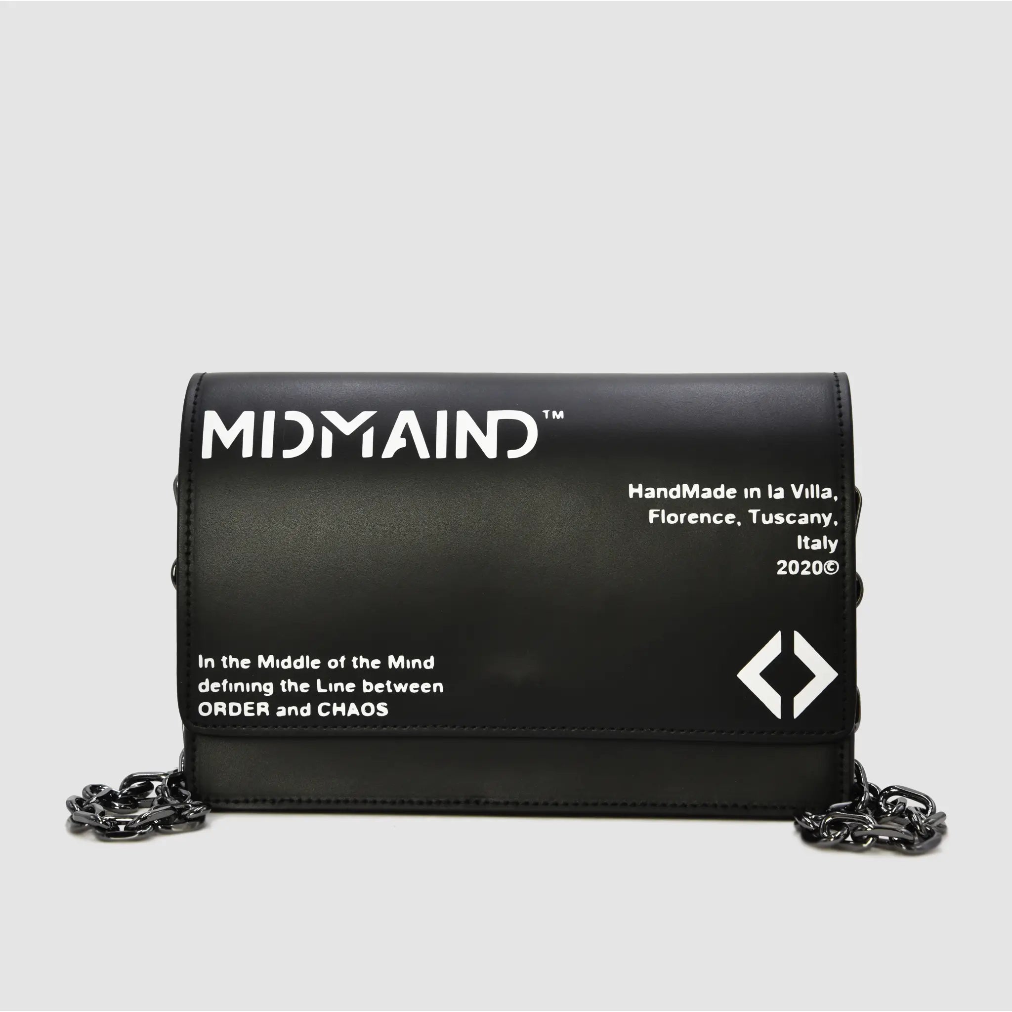 ALBA - Borsa a tracolla in pelle con catena metallo - MIDMAIND™ | BRAND