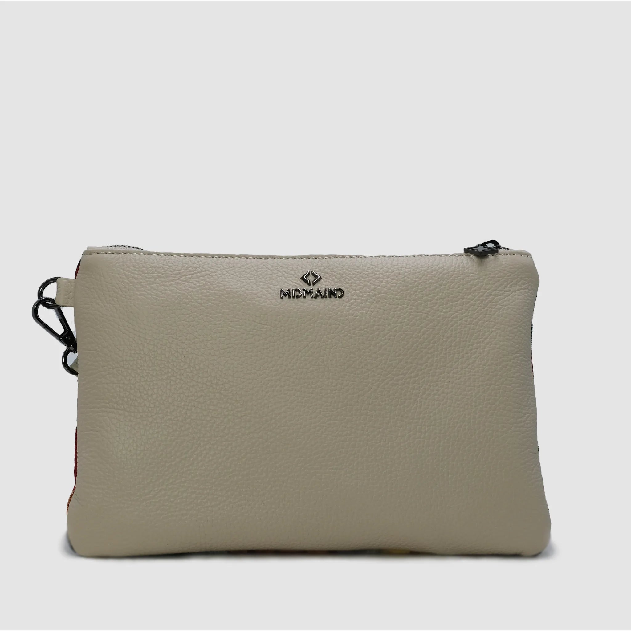 ANNA BLOOM - Pochette in pelle & tessuto - Limited Edition - MIDMAIND™ | BRAND