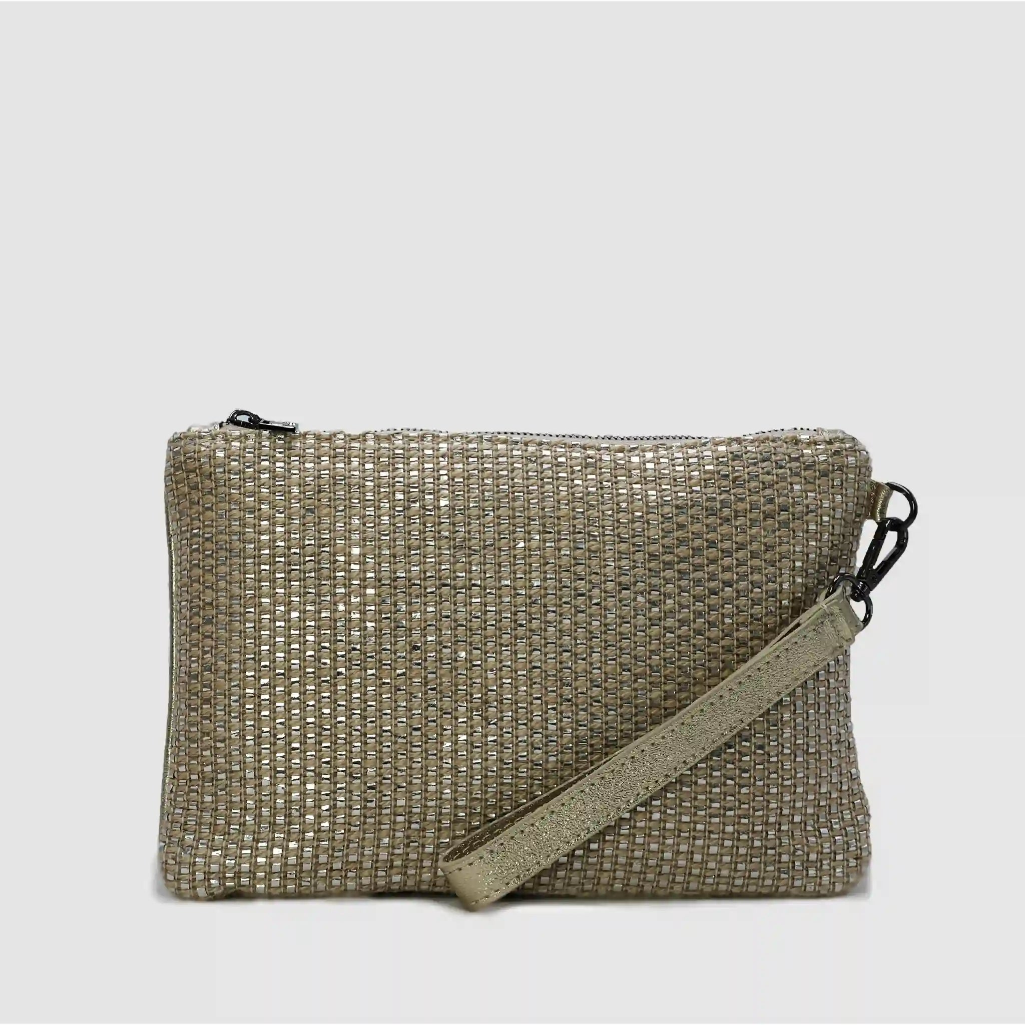 ANNA KATE - Pochette in pelle & paglia - Limited Edition - MIDMAIND™ | BRAND