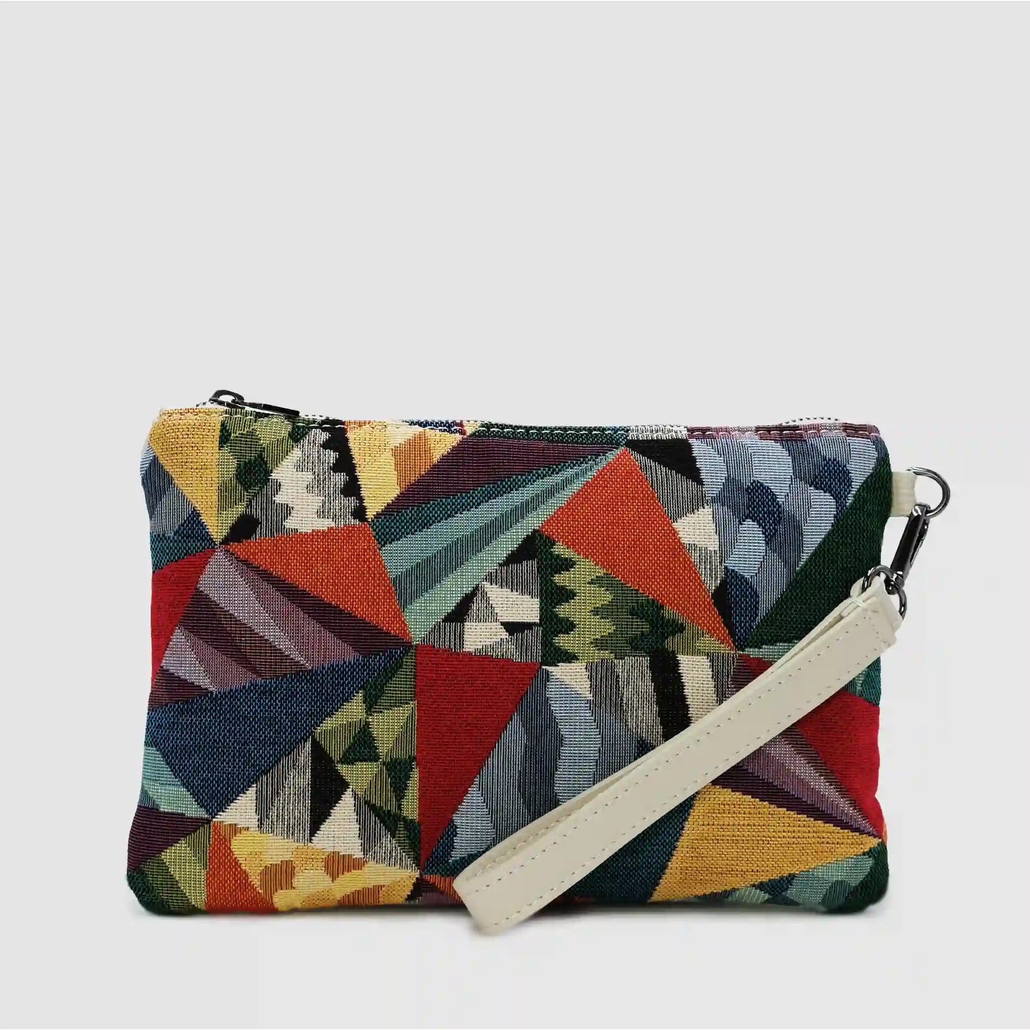 ANNA PABLO - Pochette in pelle & tessuto - Limited Edition - MIDMAIND™ | BRAND