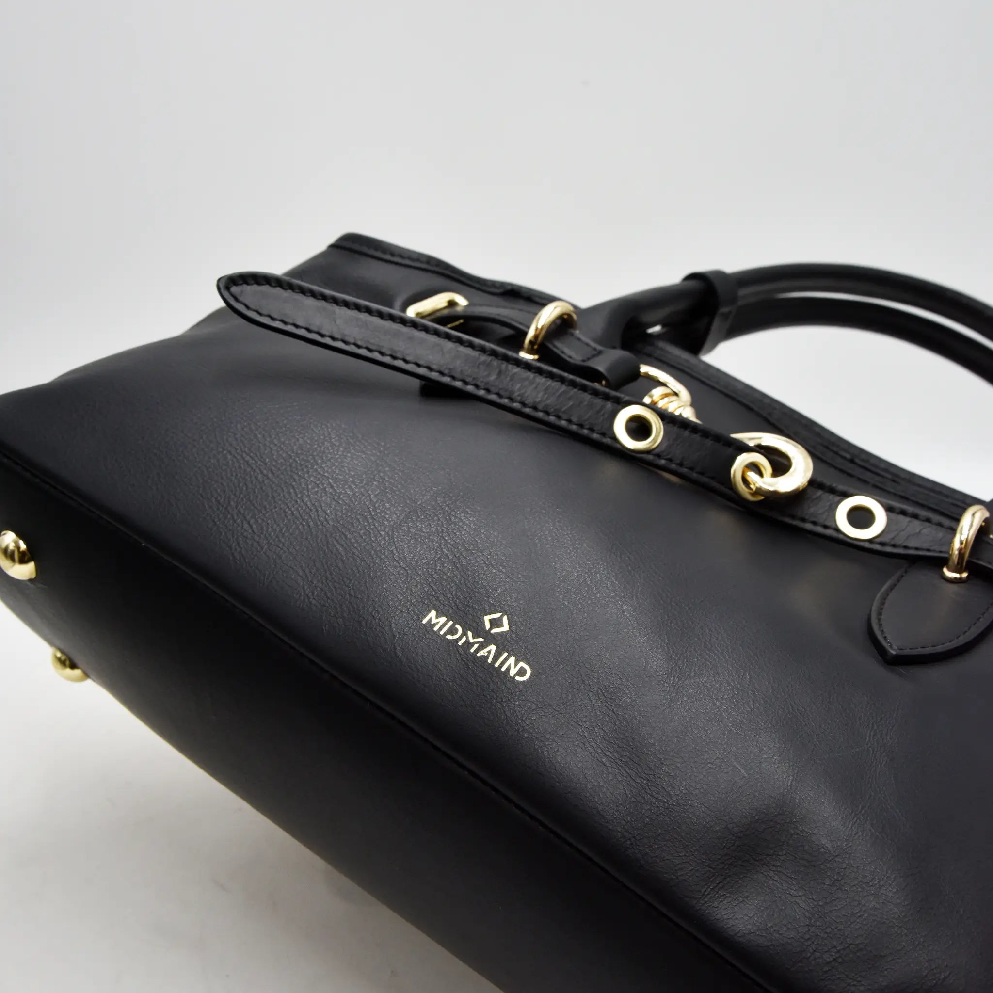 BOLD - Borsa a spalla in Pelle Sauvage - Nero - MIDMAIND™ | BRAND