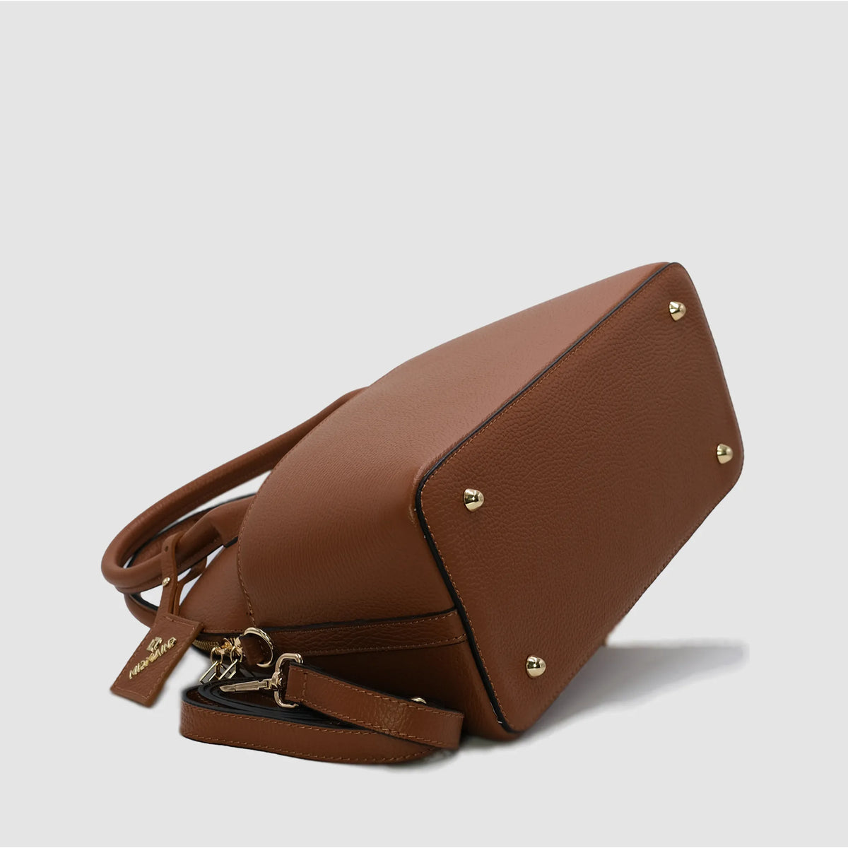 Borsa a Mano Media in Pelle Martellata | MIDCHIRON M