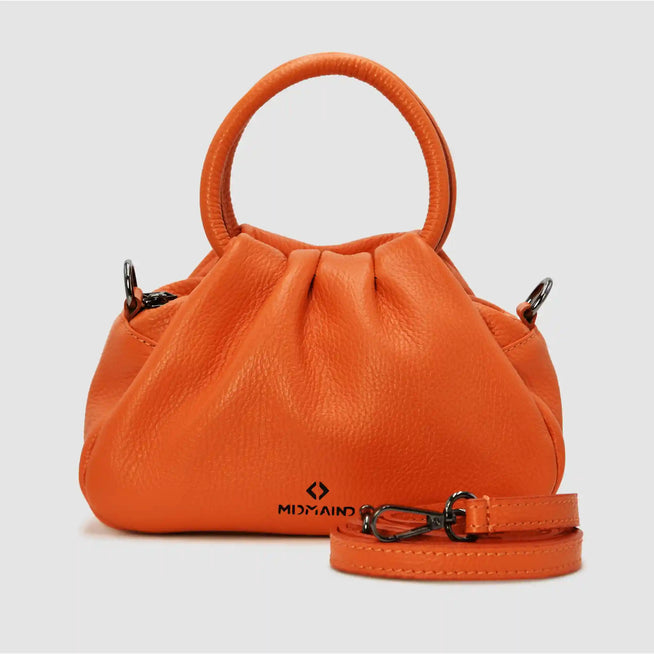 PETITE M - Borsa a mano in pelle - ARANCIONE