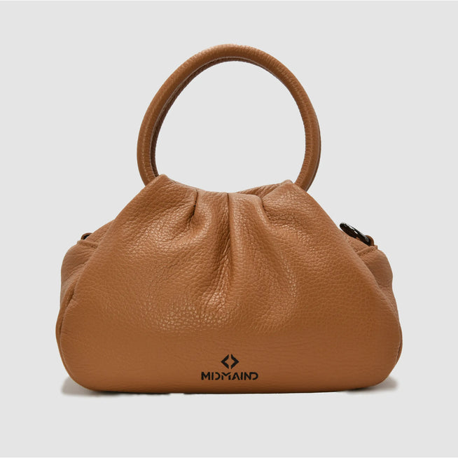 PETITE M - Borsa a mano in pelle - CAMEL