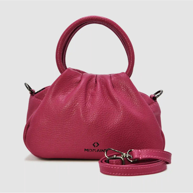 PETITE M - Borsa a mano in pelle - FUCSIA