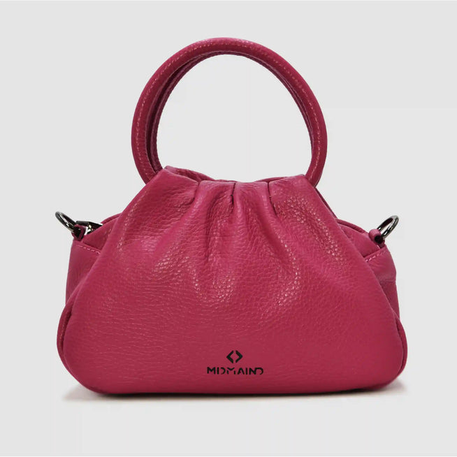 PETITE M - Borsa a mano in pelle - FUCSIA