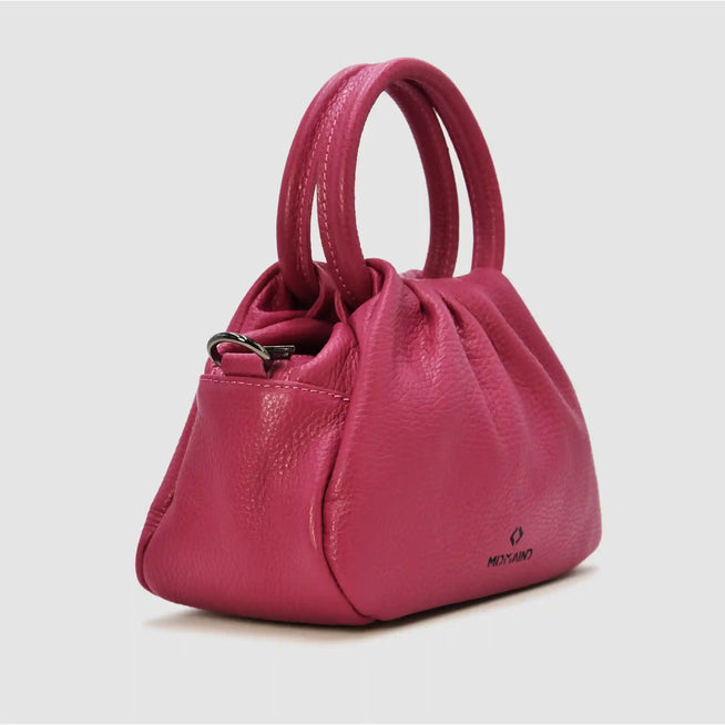 PETITE M - Borsa a mano in pelle - FUCSIA