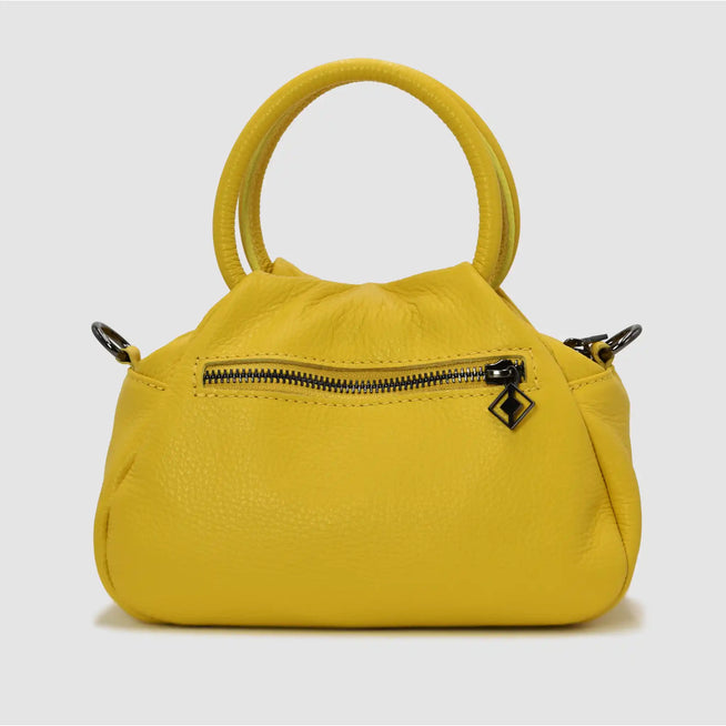 PETITE M - Borsa a mano in pelle - GIALLO