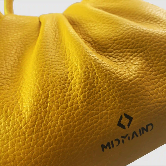 PETITE M - Borsa a mano in pelle - GIALLO