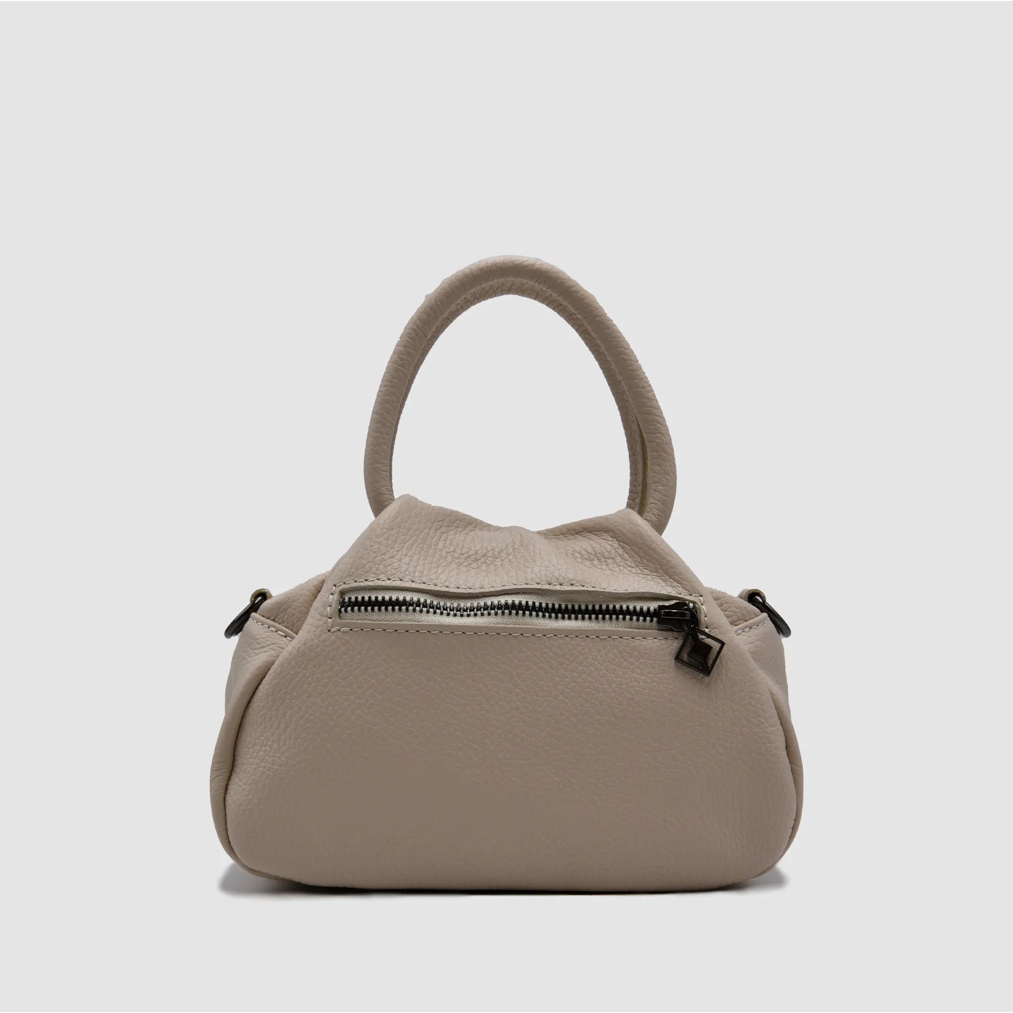 PETITE S - Borsa a mano in pelle - CREMA