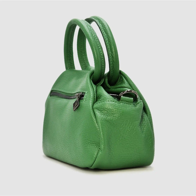 PETITE M - Borsa a mano in pelle - VERDE