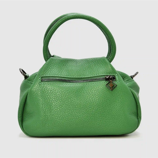 PETITE M - Borsa a mano in pelle - VERDE