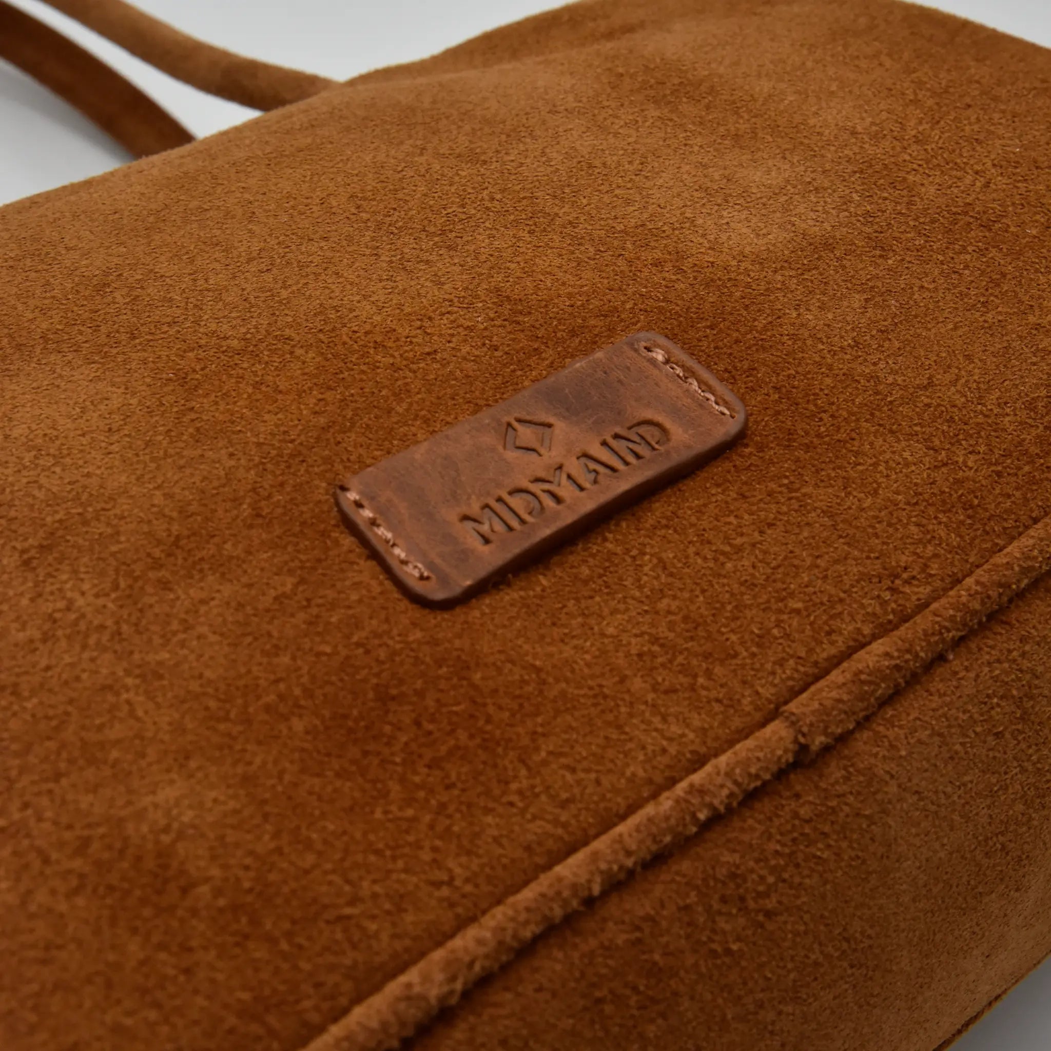 Borsa a Spalla Media in Pelle Suede | SKIN M