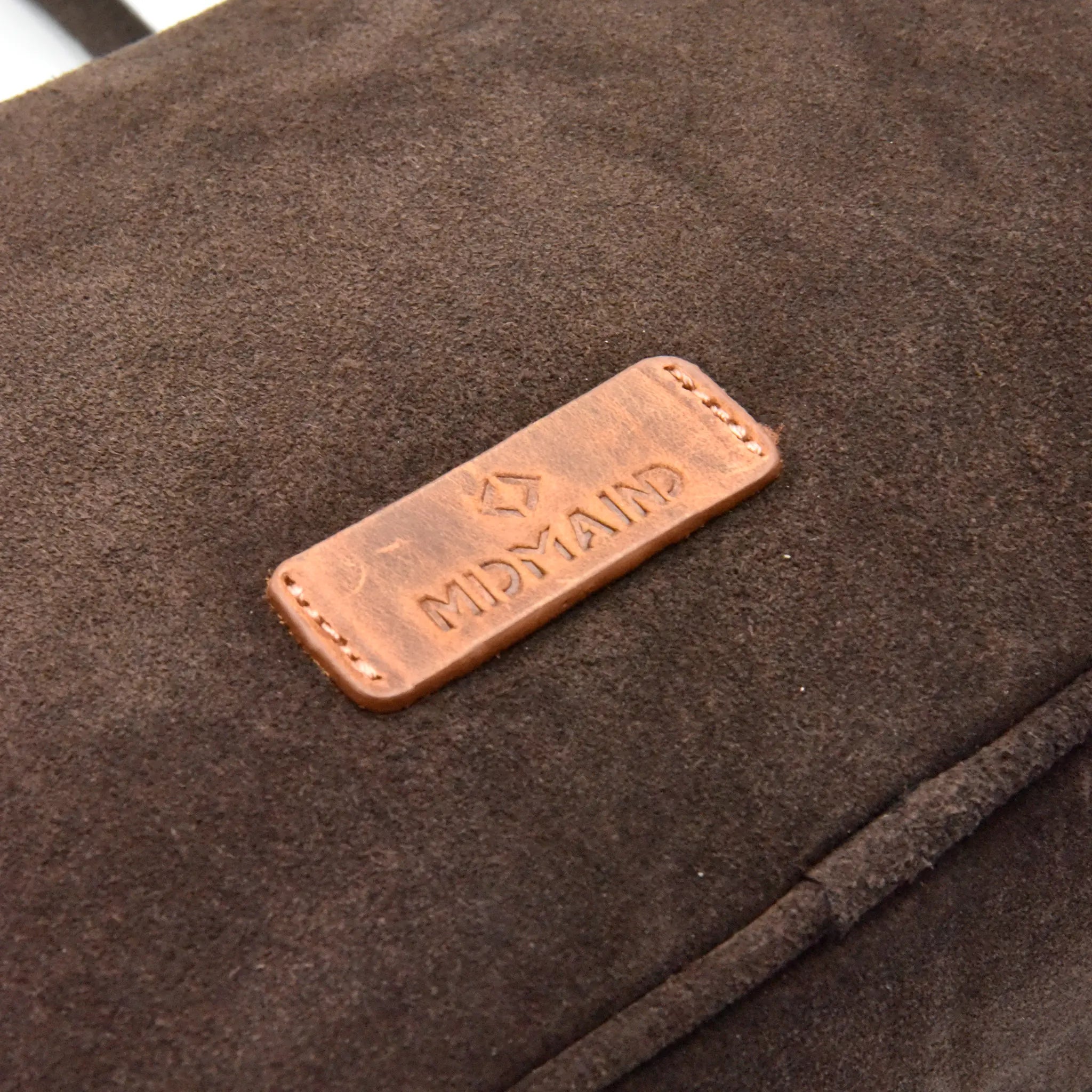Borsa a Spalla Media in Pelle Suede | SKIN M