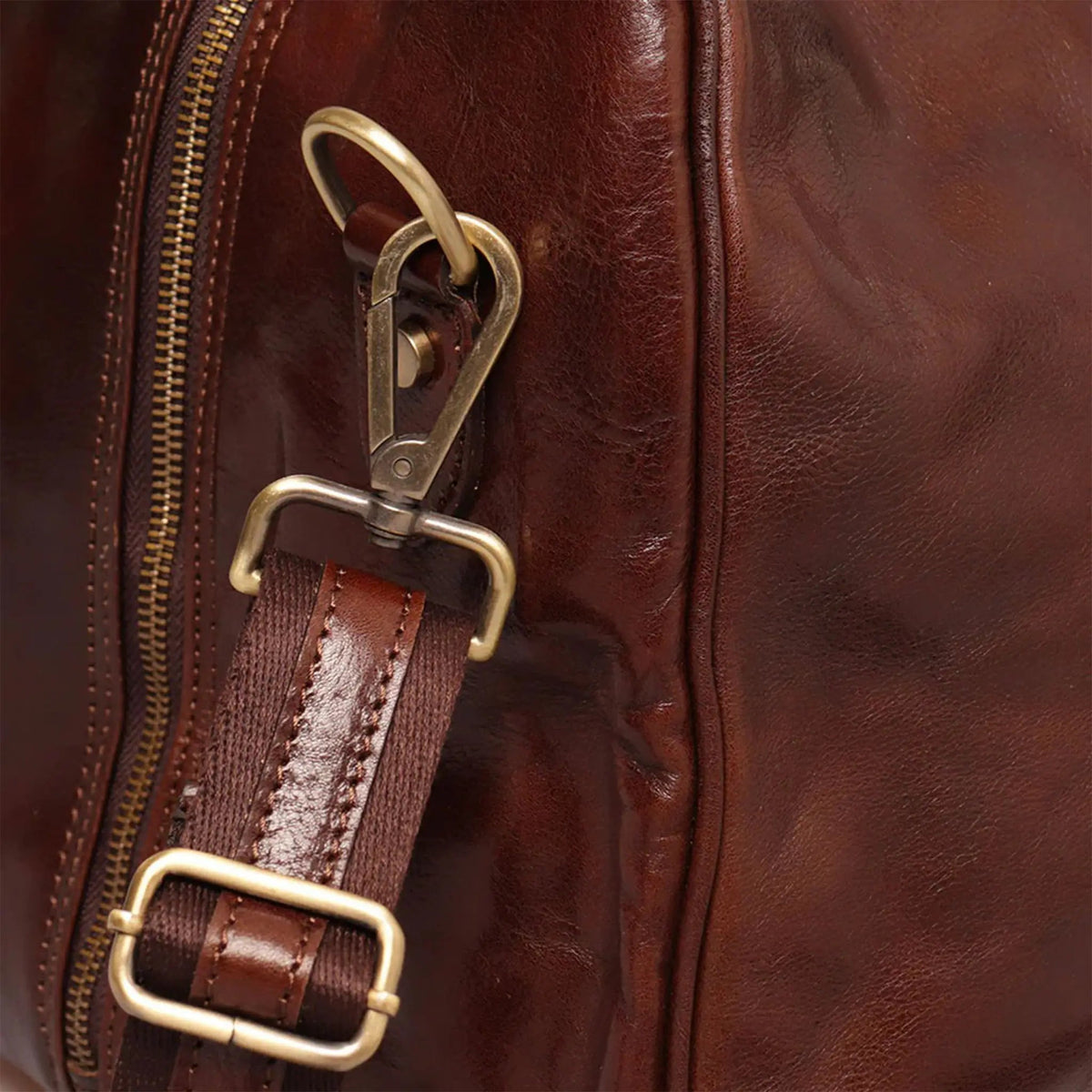 Borsone da Viaggio Grande in Vera Pelle Made in Italy | MONEY BAG L - MIDMAIND™ | BRAND