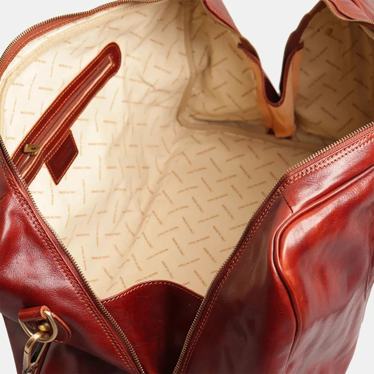 Borsone da Viaggio Grande in Vera Pelle Made in Italy | MONEY BAG L - MIDMAIND™ | BRAND