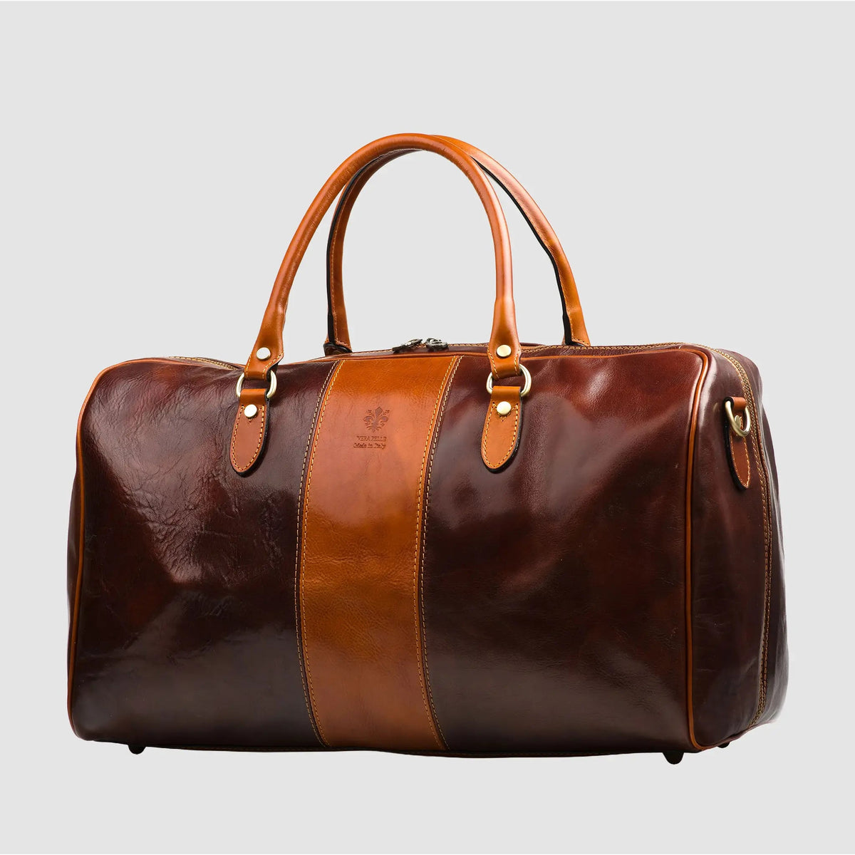 Borsone da Viaggio Grande in Vera Pelle Made in Italy | MONEY BAG L - MIDMAIND™ | BRAND