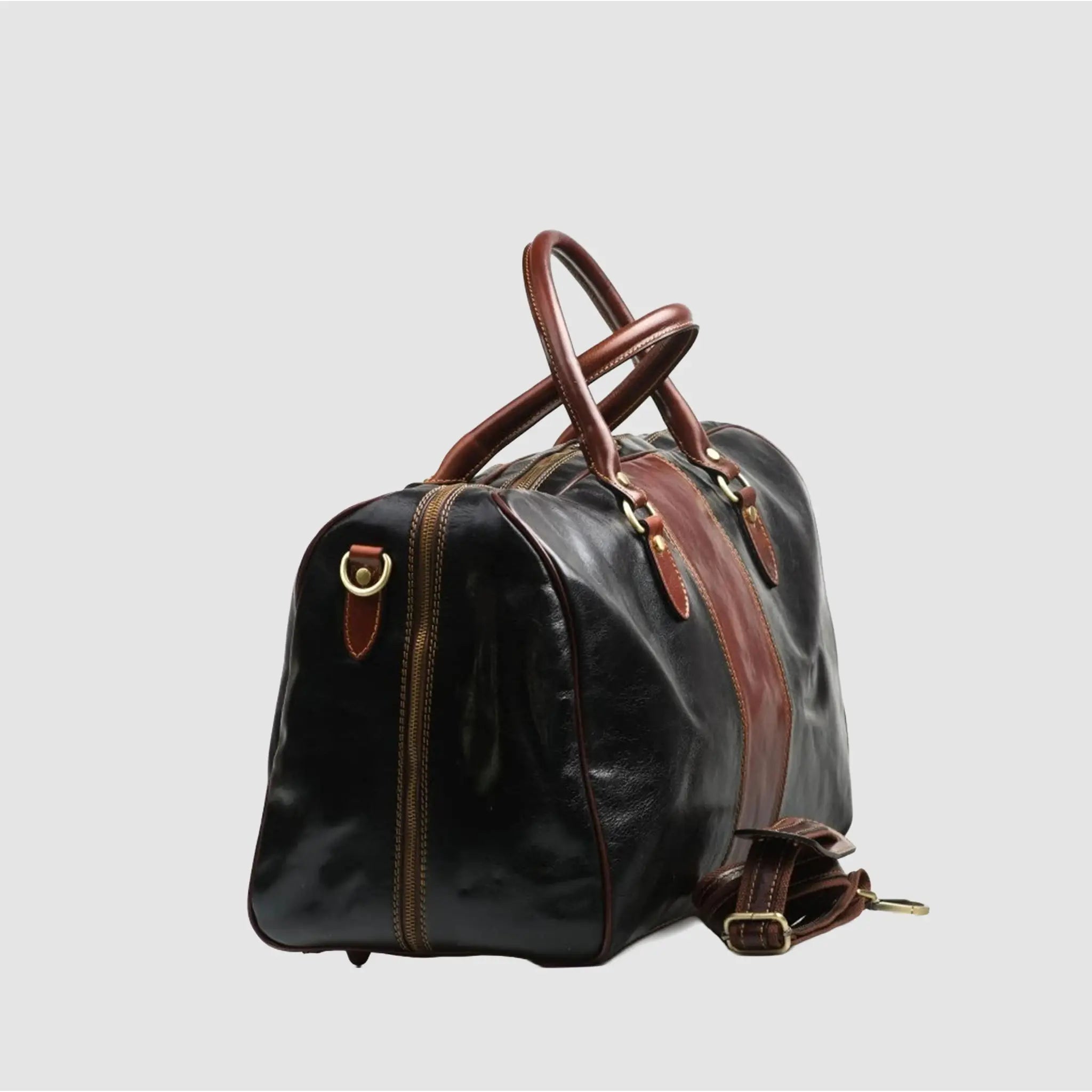 Borsone da Viaggio Grande in Vera Pelle Made in Italy | MONEY BAG L - MIDMAIND™ | BRAND