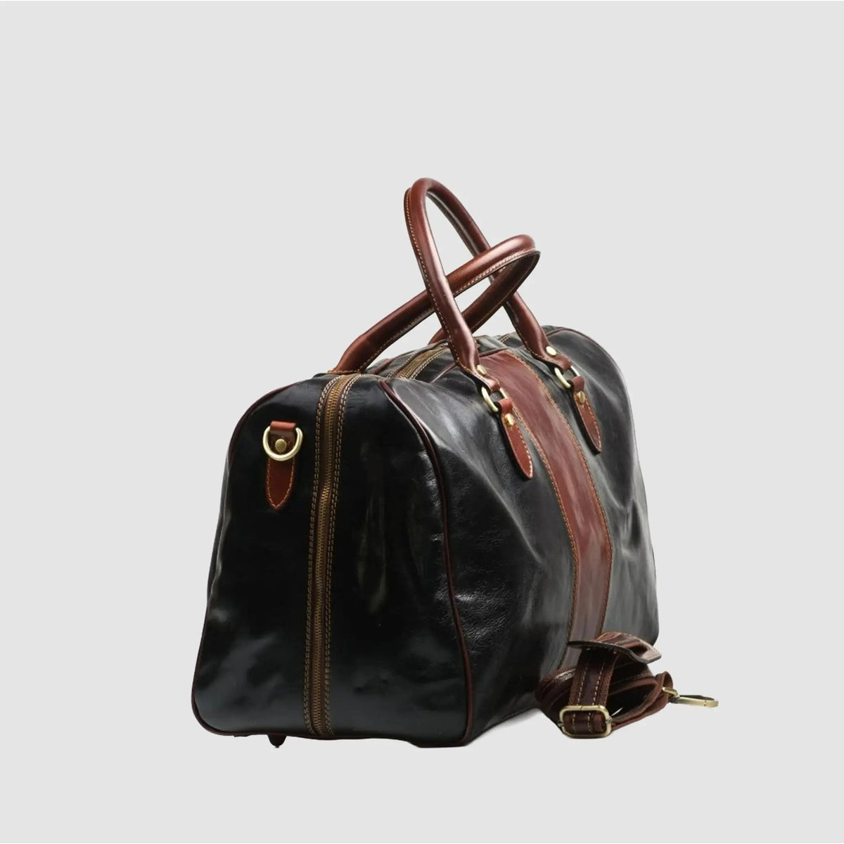 Borsone da Viaggio Grande in Vera Pelle Made in Italy | MONEY BAG L - MIDMAIND™ | BRAND