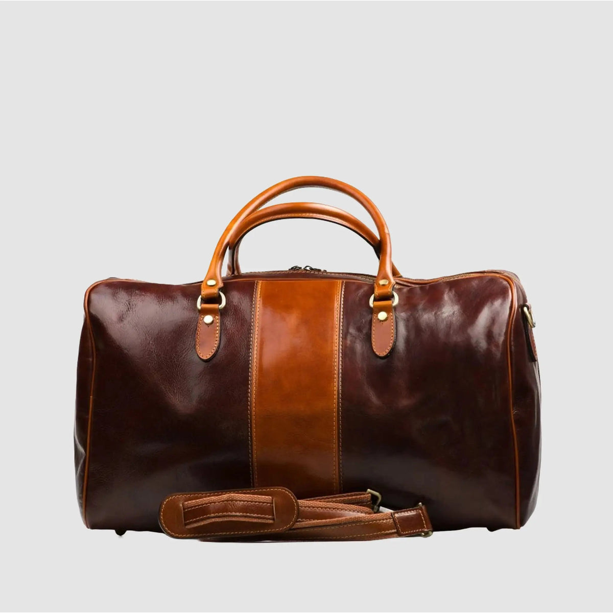 Borsone da Viaggio Grande in Vera Pelle Made in Italy | MONEY BAG L - MIDMAIND™ | BRAND