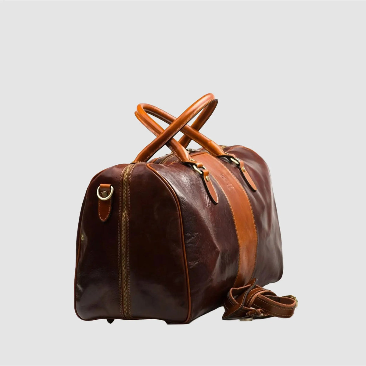 Borsone da Viaggio Grande in Vera Pelle Made in Italy | MONEY BAG L - MIDMAIND™ | BRAND