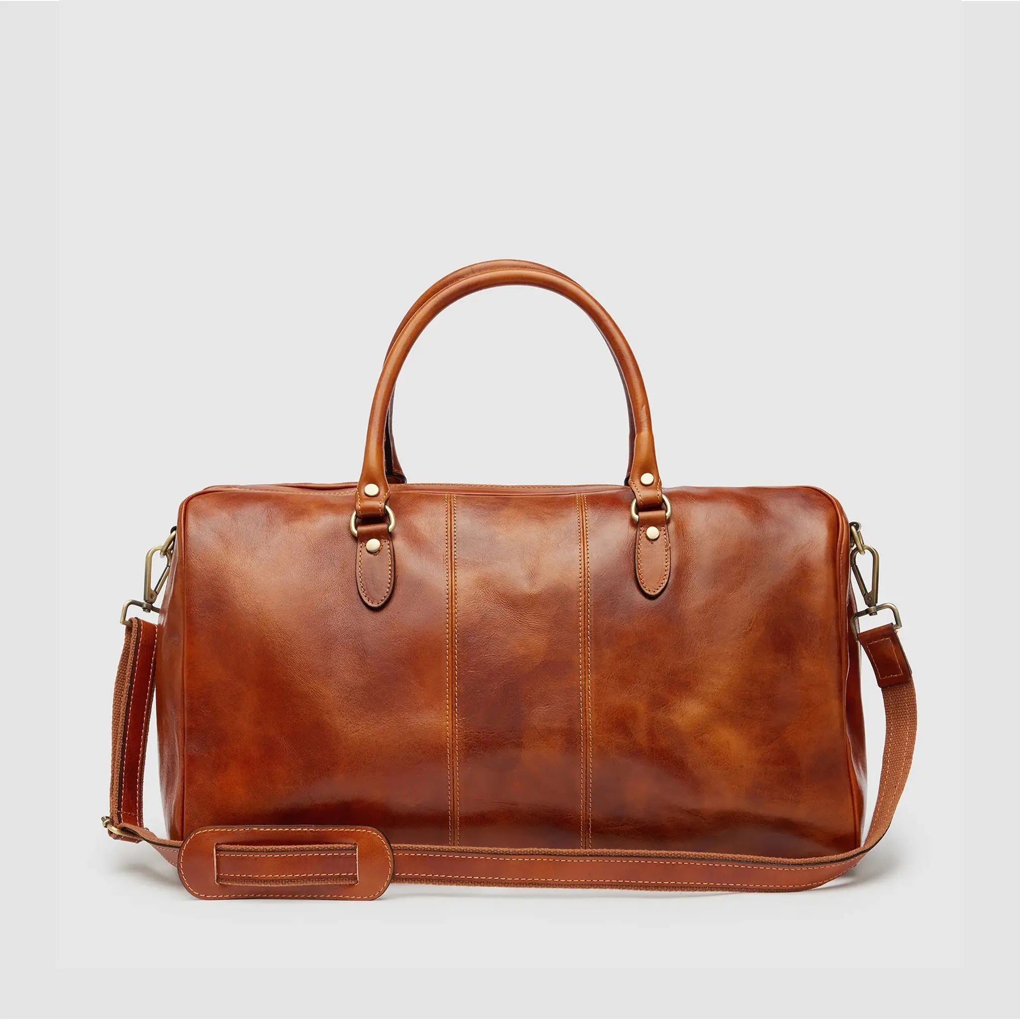 Borsone da Viaggio Grande in Vera Pelle Made in Italy | MONEY BAG L - MIDMAIND™ | BRAND