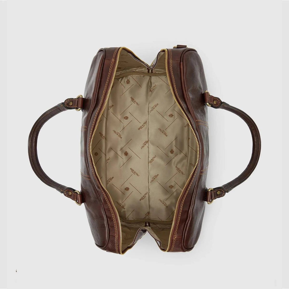 Borsone da Viaggio Medio in Vera Pelle Made in Italy | MONEY BAG M - MIDMAIND™ | BRAND