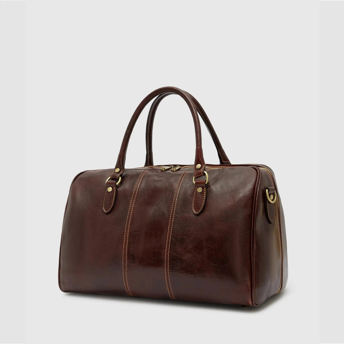 Borsone da Viaggio Medio in Vera Pelle Made in Italy | MONEY BAG M - MIDMAIND™ | BRAND