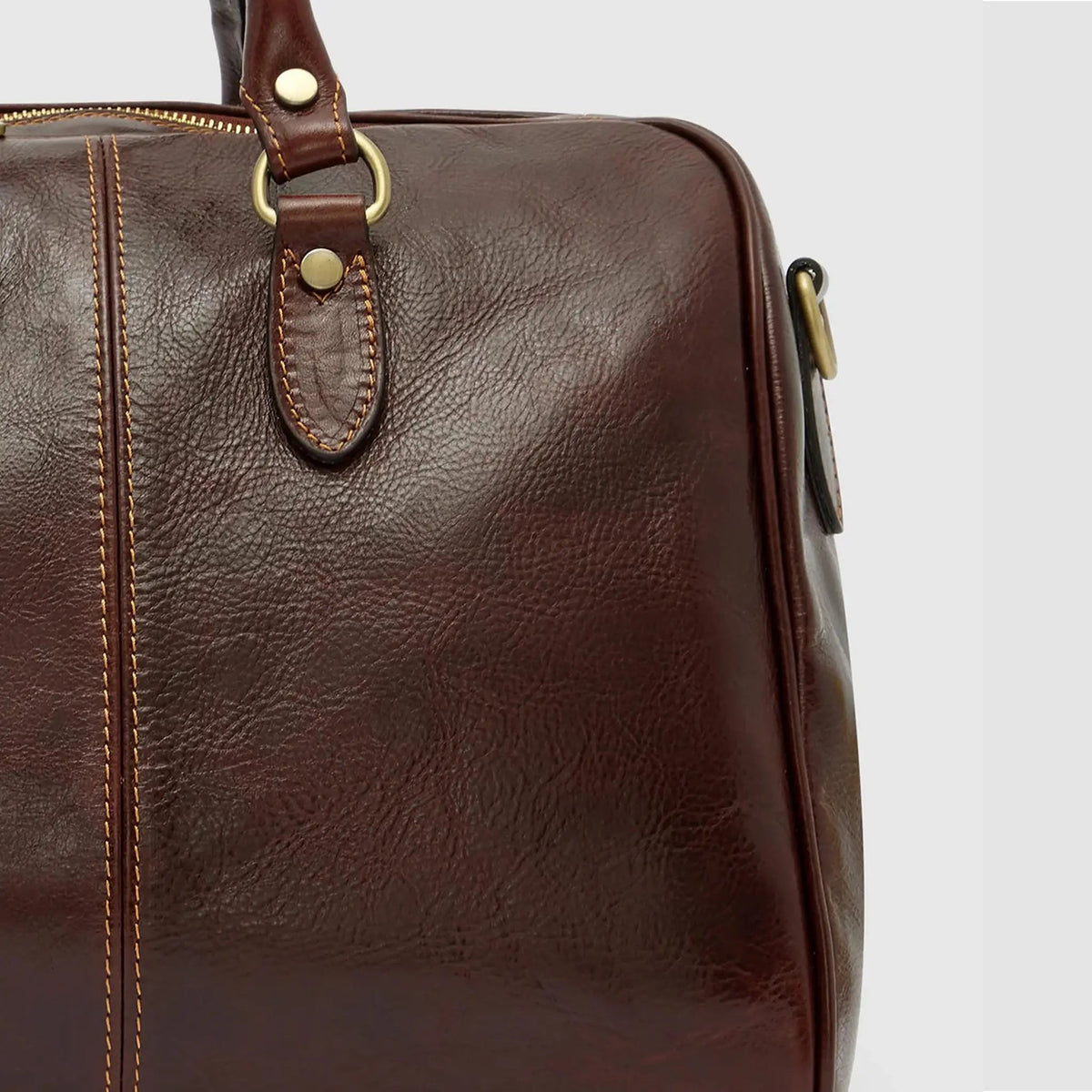 Borsone da Viaggio Medio in Vera Pelle Made in Italy | MONEY BAG M - MIDMAIND™ | BRAND