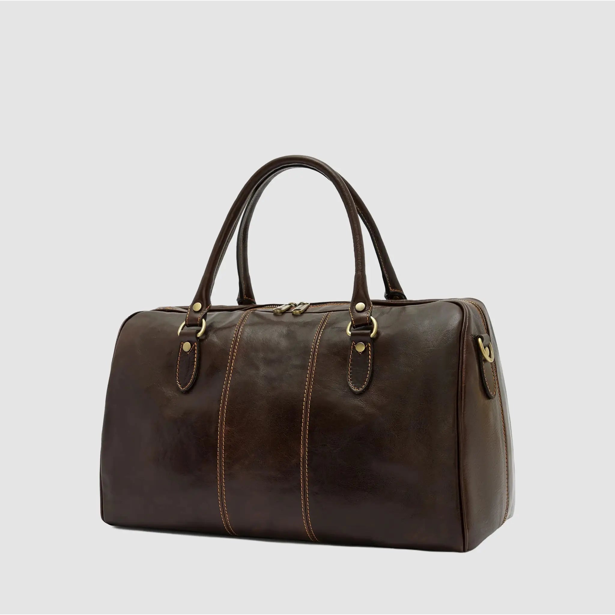 Borsone da Viaggio Medio in Vera Pelle Made in Italy | MONEY BAG M - MIDMAIND™ | BRAND