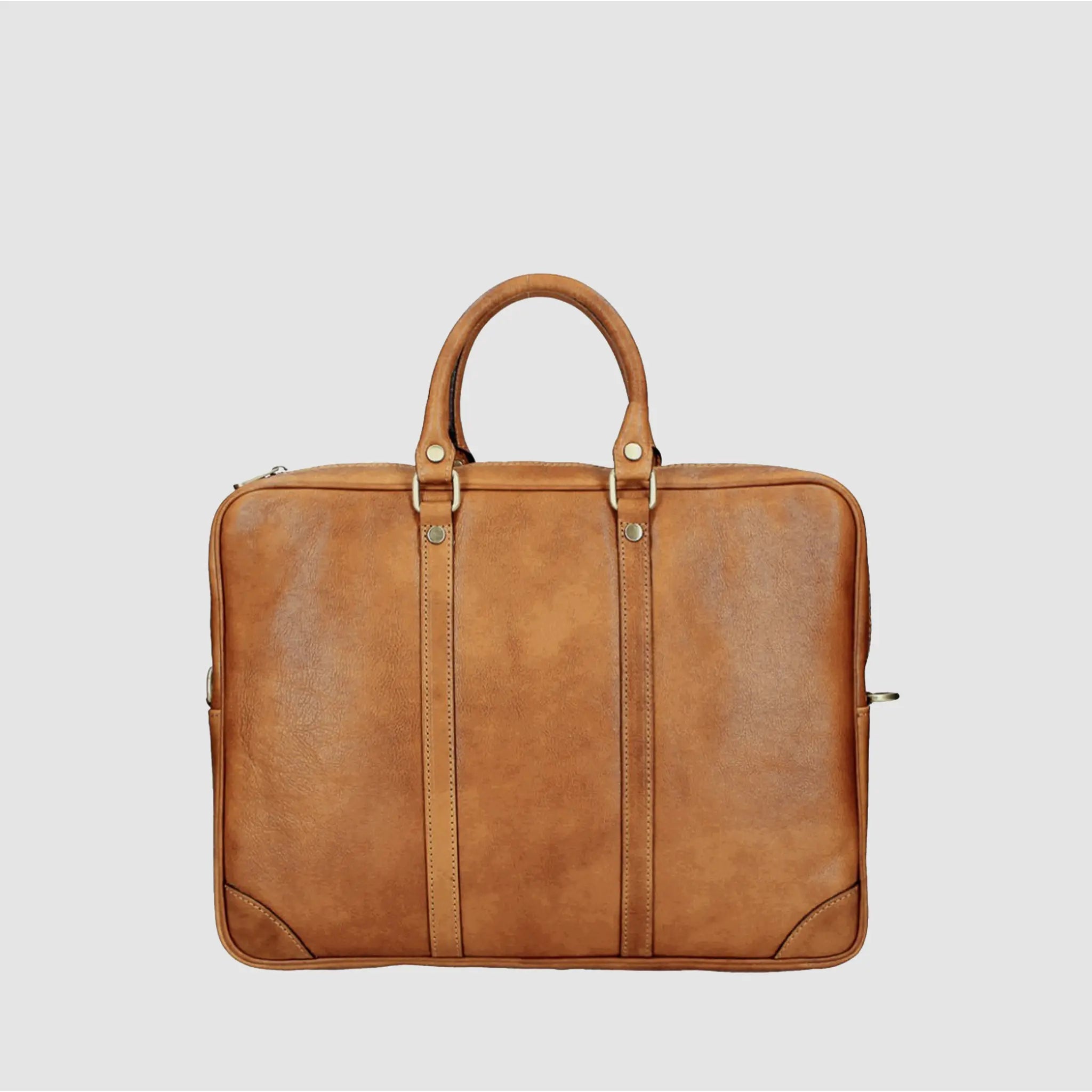 Cartella da Lavoro in Cuoio Pieno Fiore Made in Italy | BUSINESS FOLDER - MIDMAIND™ | BRAND