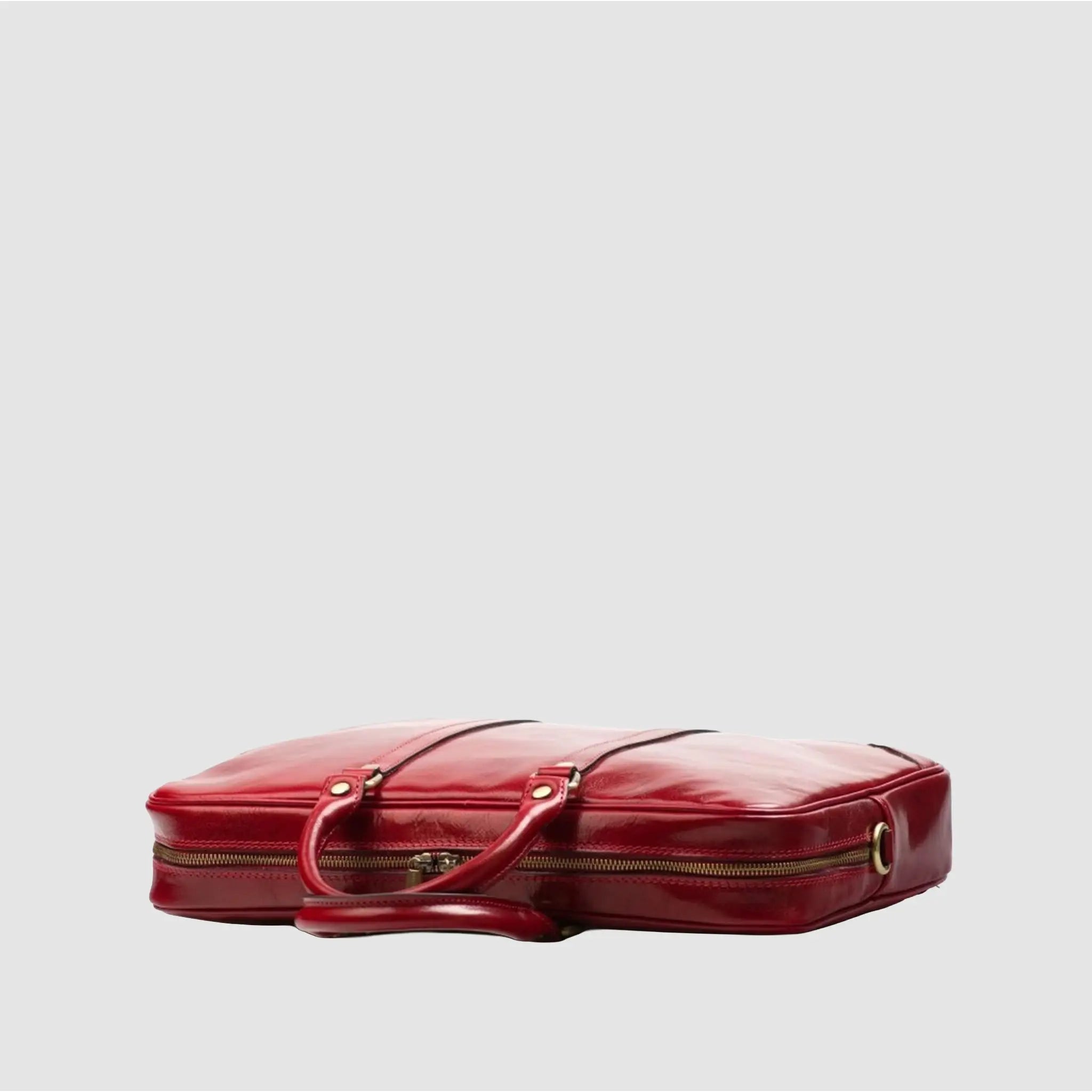 Cartella da Lavoro in Cuoio Pieno Fiore Made in Italy | BUSINESS FOLDER - MIDMAIND™ | BRAND