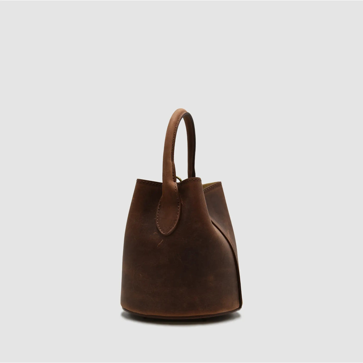 CLAP - Secchiello in Pelle “Crazy Horse” schiarente - WHISKEY - MIDMAIND™ | BRAND