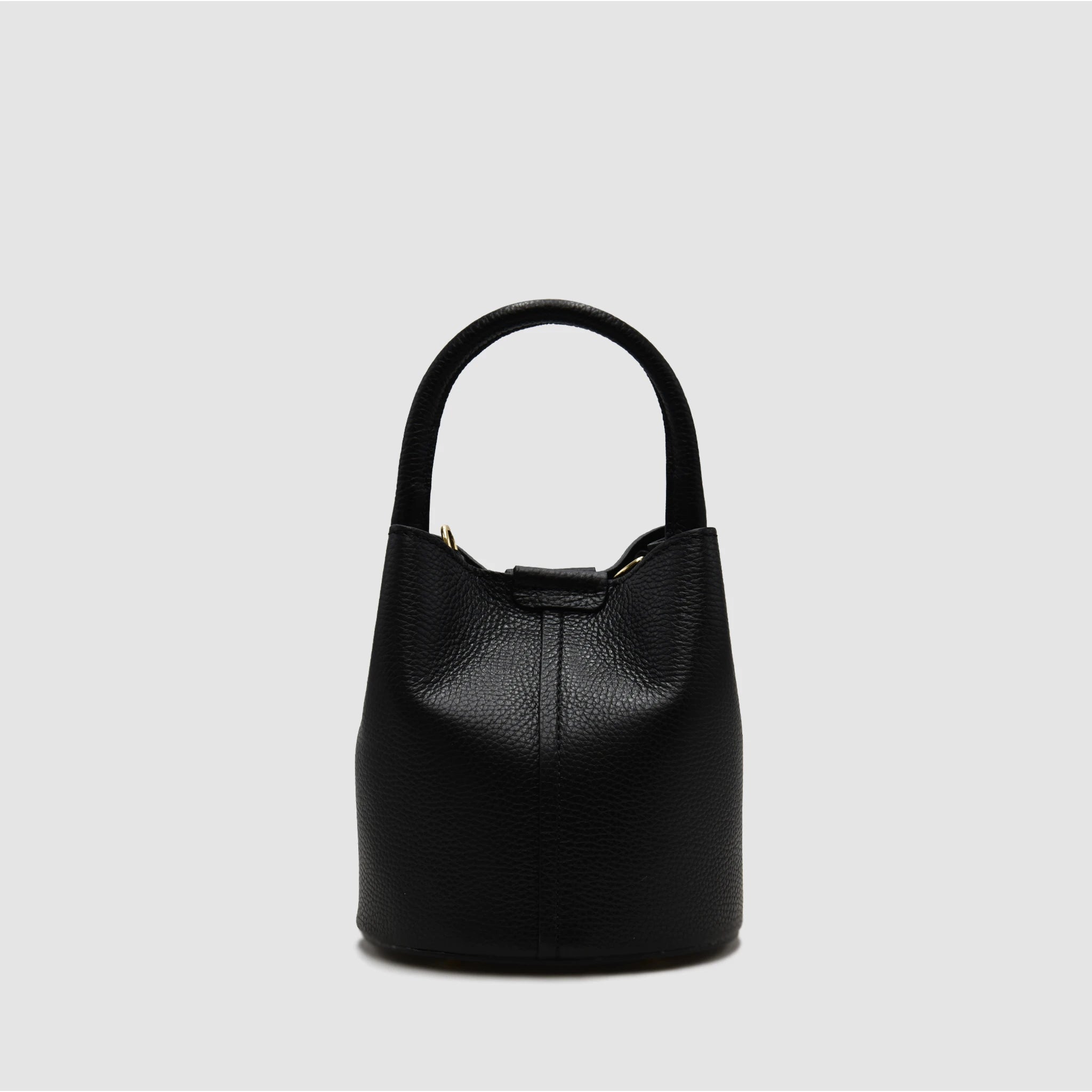 CLAP - Secchiello in Pelle - NERO - MIDMAIND™ | BRAND