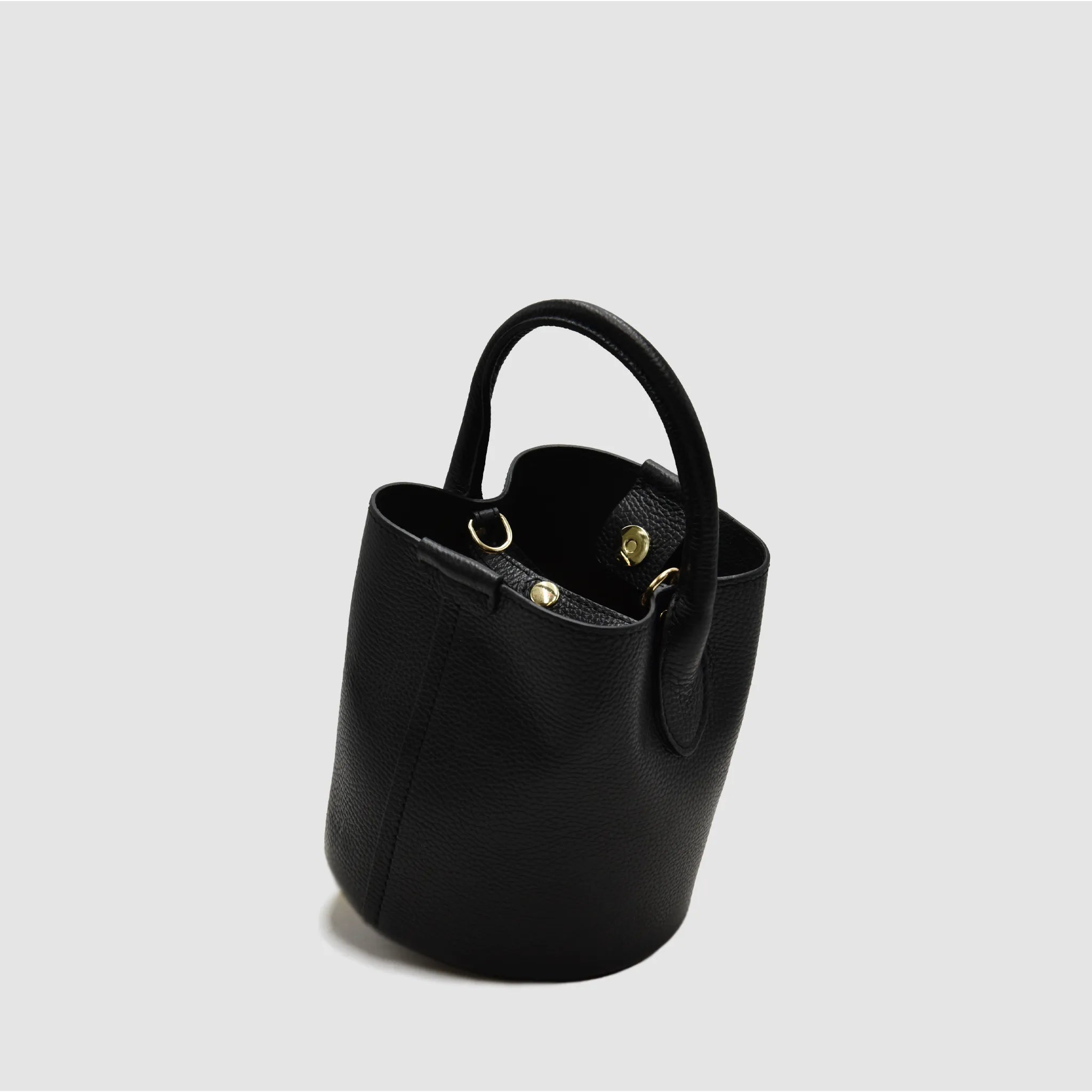 CLAP - Secchiello in Pelle - NERO - MIDMAIND™ | BRAND
