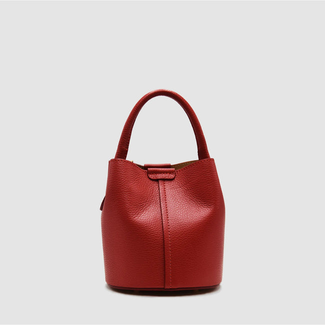 CLAP - Secchiello in Pelle - ROSSO - MIDMAIND™ | BRAND