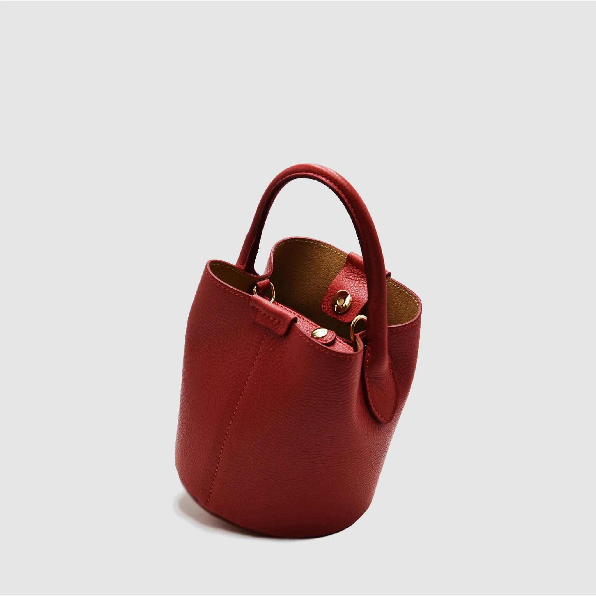 CLAP - Secchiello in Pelle - ROSSO - MIDMAIND™ | BRAND