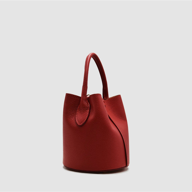 CLAP - Secchiello in Pelle - ROSSO - MIDMAIND™ | BRAND