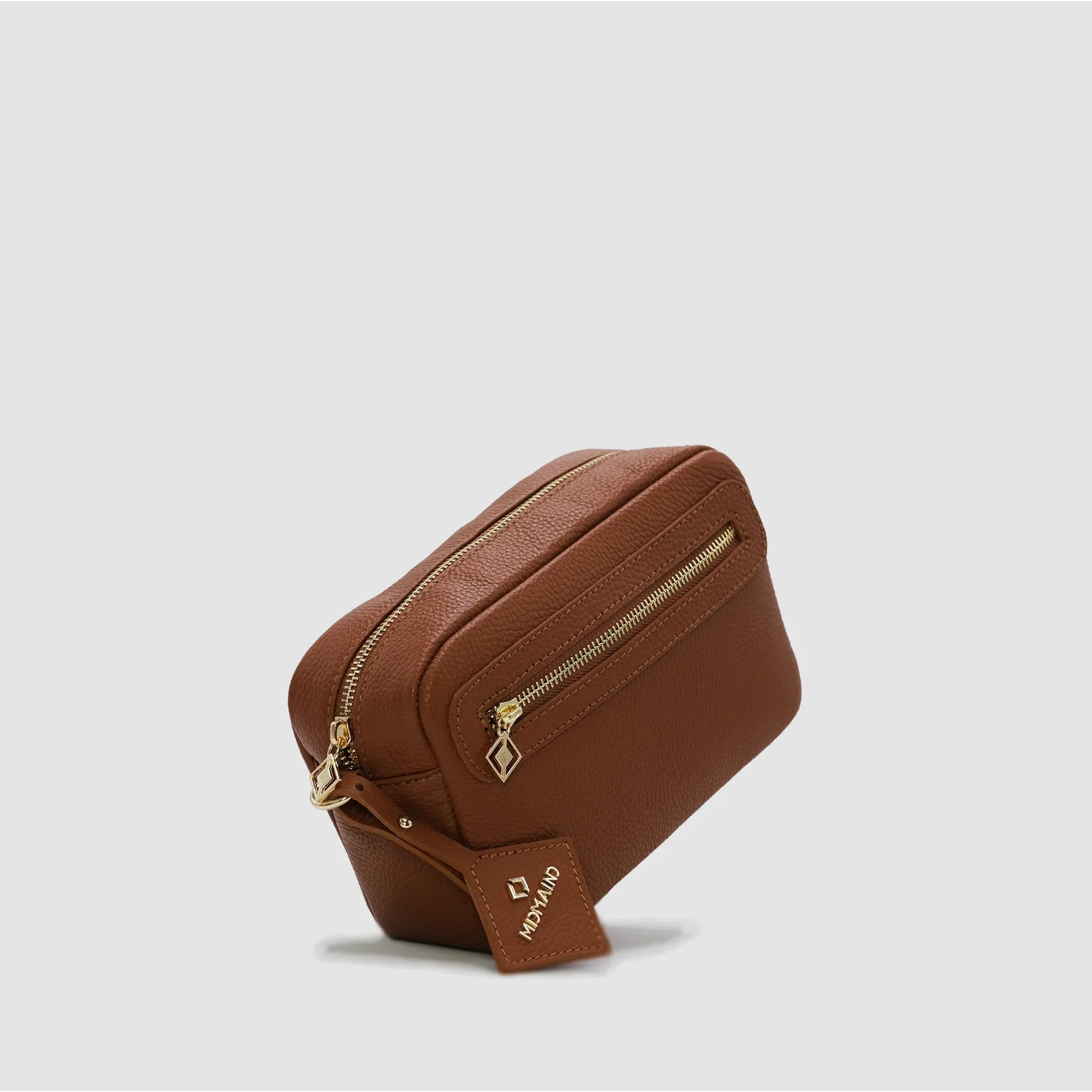 DAY - Borsa a tracolla in pelle - CAMEL - MIDMAIND™ | BRAND