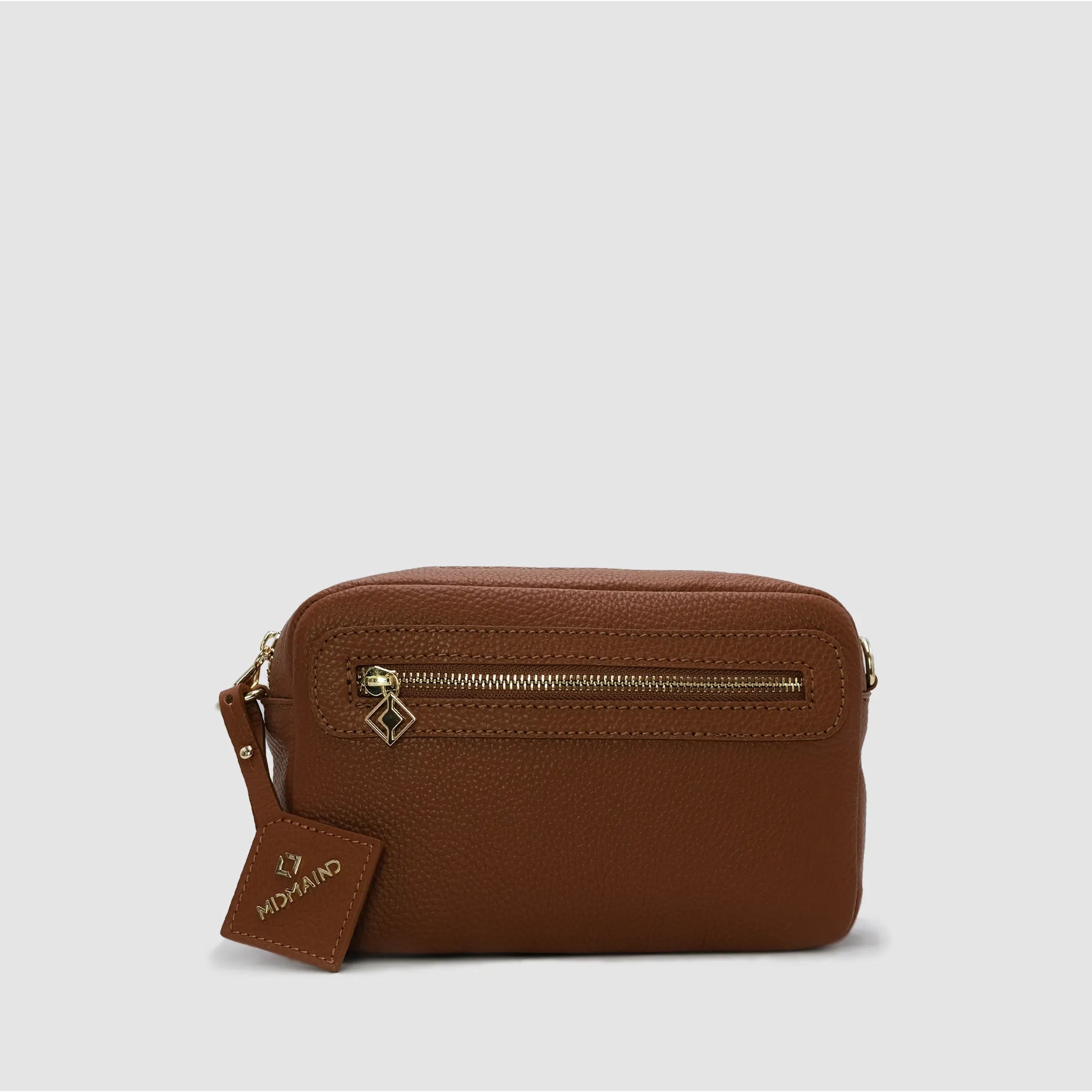 DAY - Borsa a tracolla in pelle - CAMEL - MIDMAIND™ | BRAND