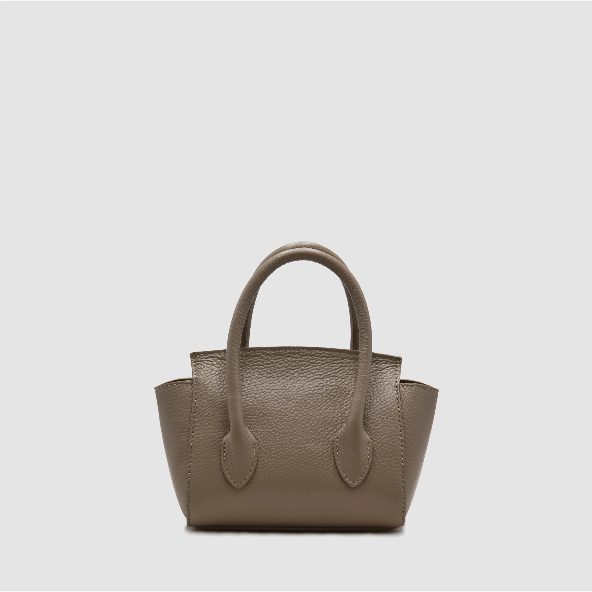 FLAKE - Borsa a mano in Pelle - TAUPE - MIDMAIND™ | BRAND