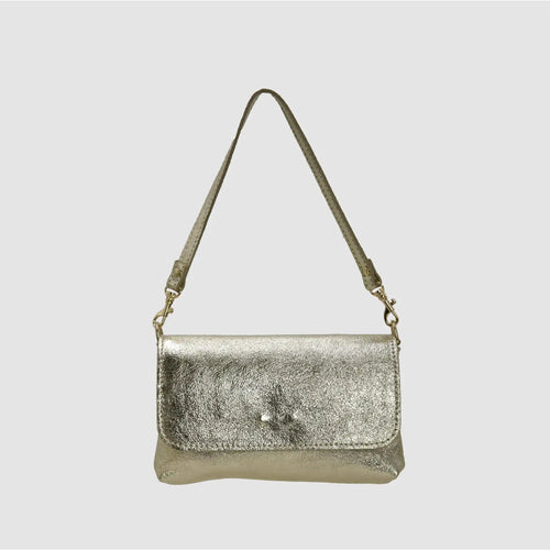 KATE - Borsa a tracolla in pelle - ORO - MIDMAIND™ | BRAND