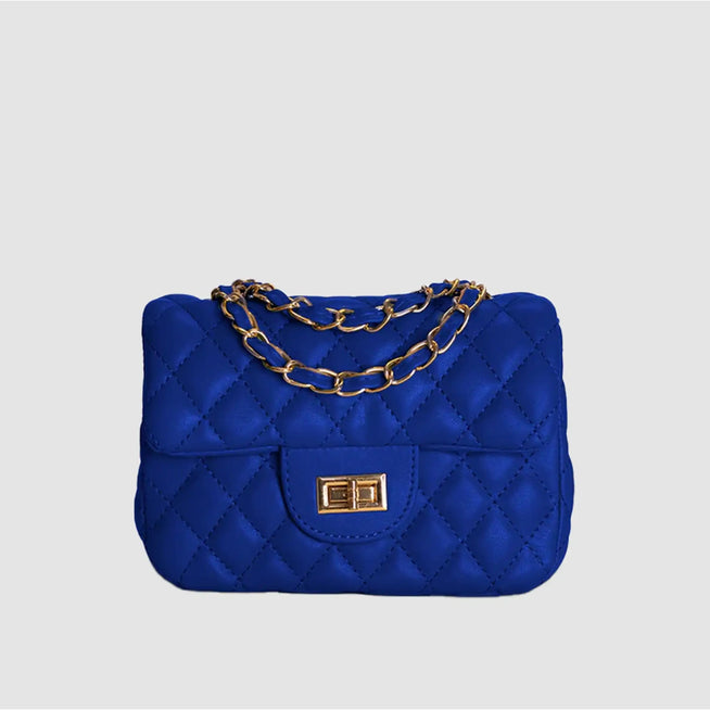 LINEA.7 - Borsa trapuntata a spalla piccola - BLU - MIDMAIND™ | BRAND