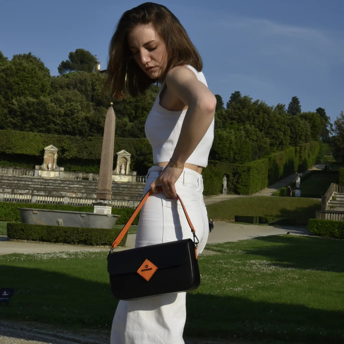 MIND - Borsa baguette in pelle - NERO - MIDMAIND™ | BRAND