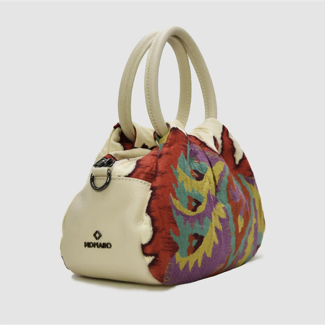 PETITE BLOOM M - Borsa a mano in pelle & tessuto - Limited Edition - MIDMAIND™ | BRAND