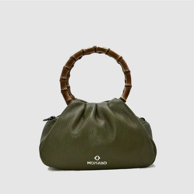 PETITE - Borsa a mano Bamboo in pelle - NERO - MIDMAIND™ | BRAND