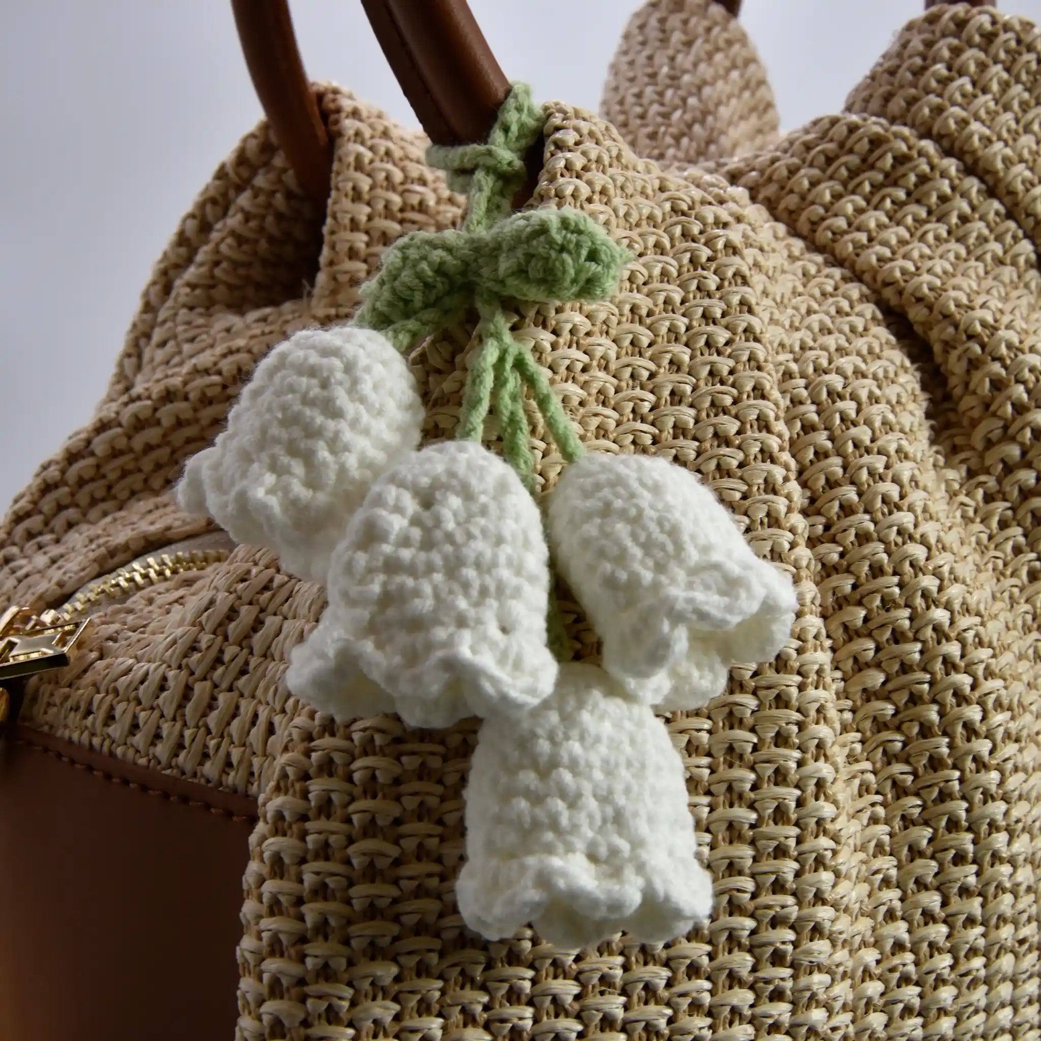 PETITE L - Borsa a mano in Rafia & Pelle Liscia - MIDMAIND™ | BRAND